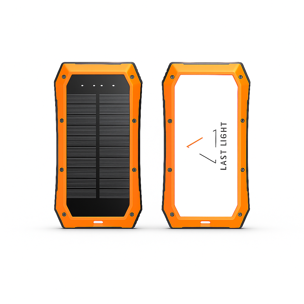 20000 mAh Solar Power Bank & Charger