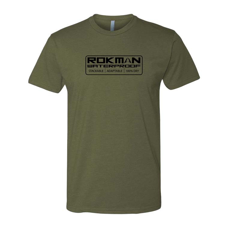 Green T-Shirt Stackable Adaptable - ROKMAN Waterproof